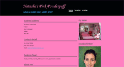 Desktop Screenshot of natashaspinkpowderpuff.com